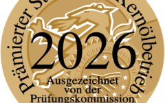 Prämierungsplakette 2026